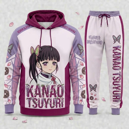 Limited Edition Demon Hunter Set | Anime Slayer Inspired Fan Hoodie & Sweatpants - Custom Fan Apparel Image 11