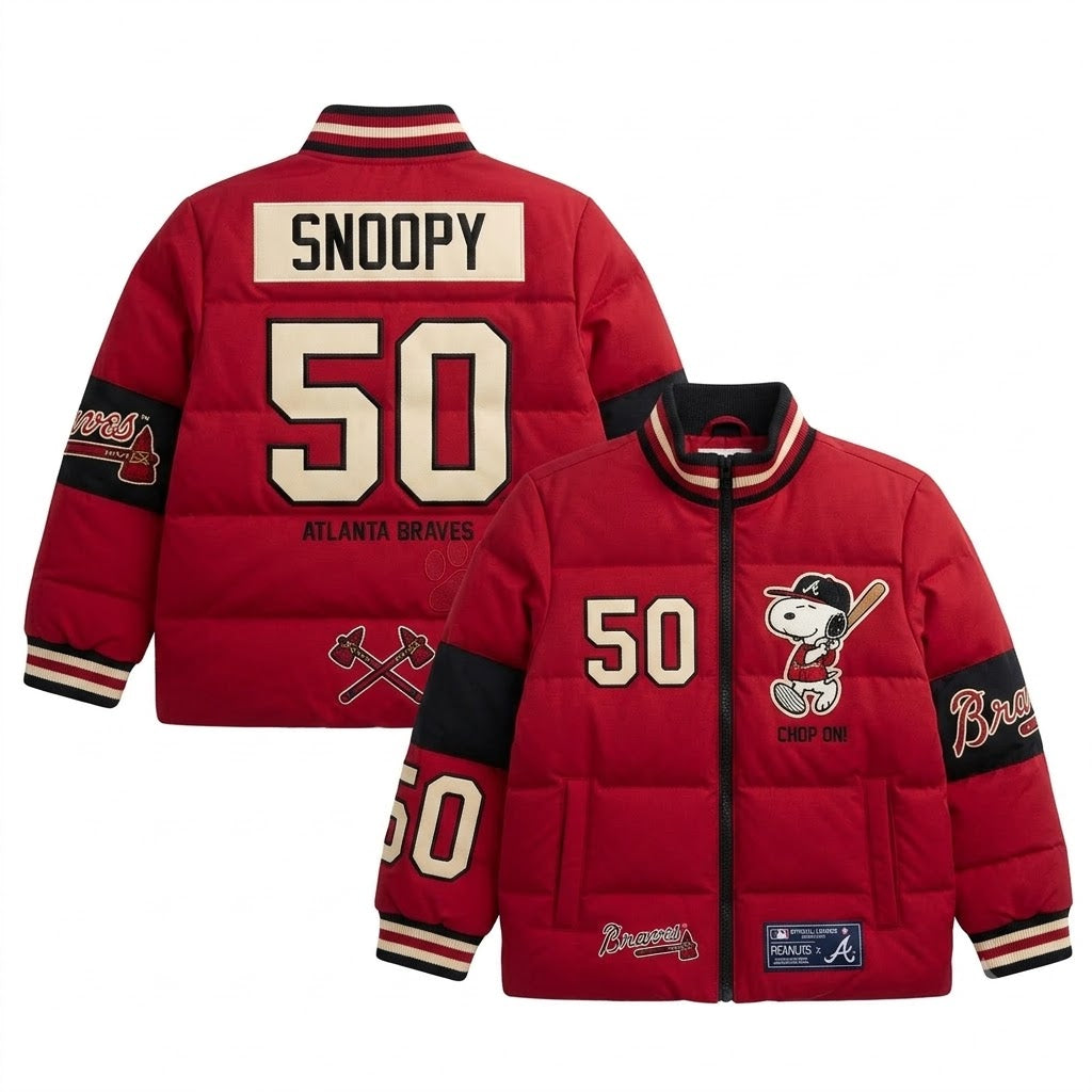 Sport Fan Stand-up Collar Down Jacket | All 30 Teams MLB Available - GIFTS FOR FAN - Custom Fan Apparel Image 15