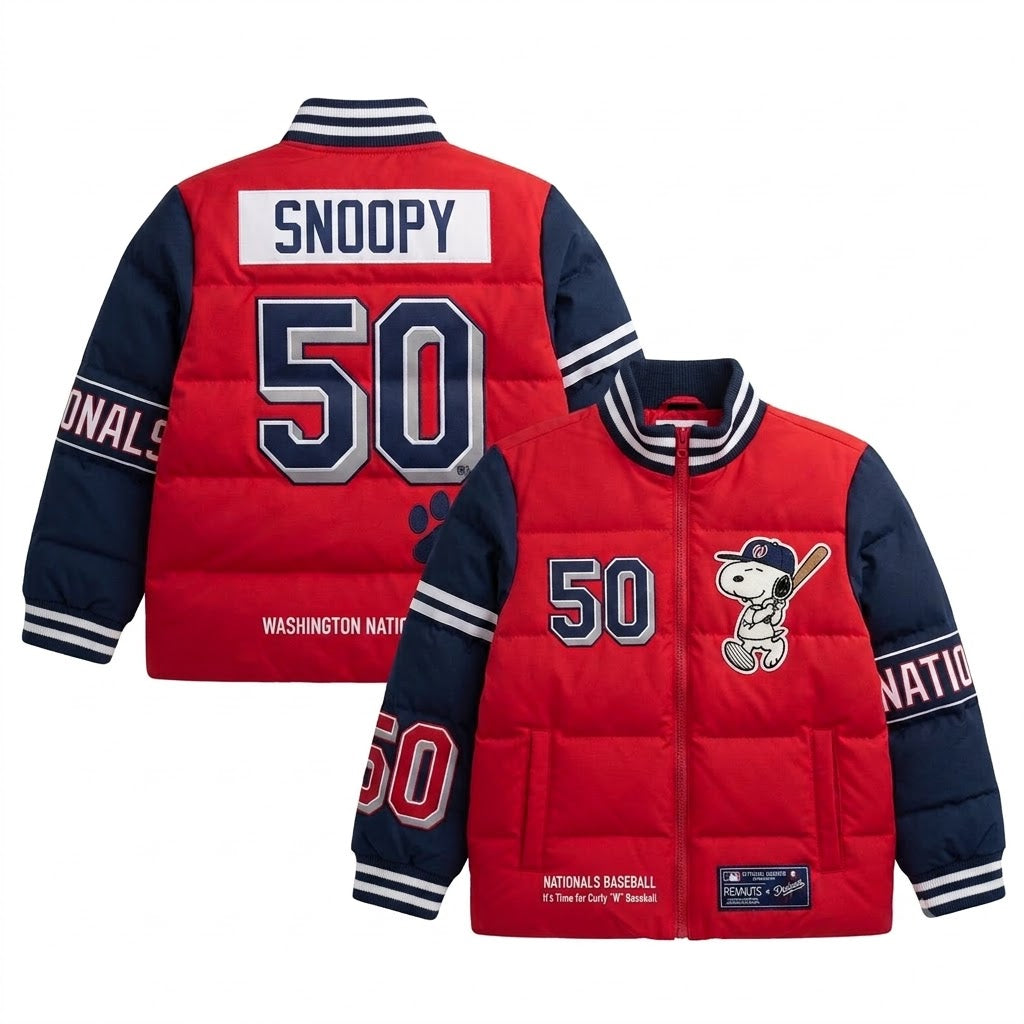 Sport Fan Stand-up Collar Down Jacket | All 30 Teams MLB Available - GIFTS FOR FAN - Custom Fan Apparel Image 19