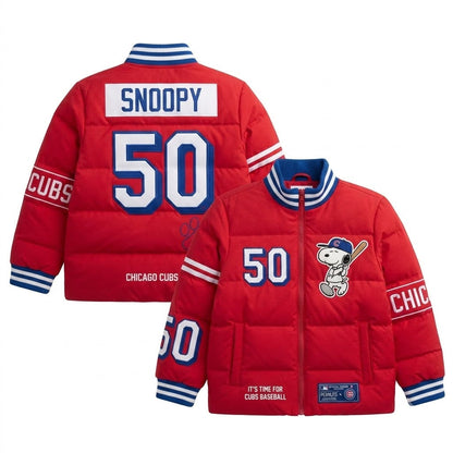 Sport Fan Stand-up Collar Down Jacket | All 30 Teams MLB Available - GIFTS FOR FAN - Custom Fan Apparel Image 20