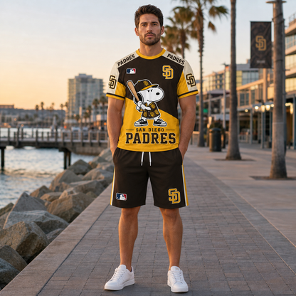 San Diego Padres MLB Fan Set T-Shirt and Shorts