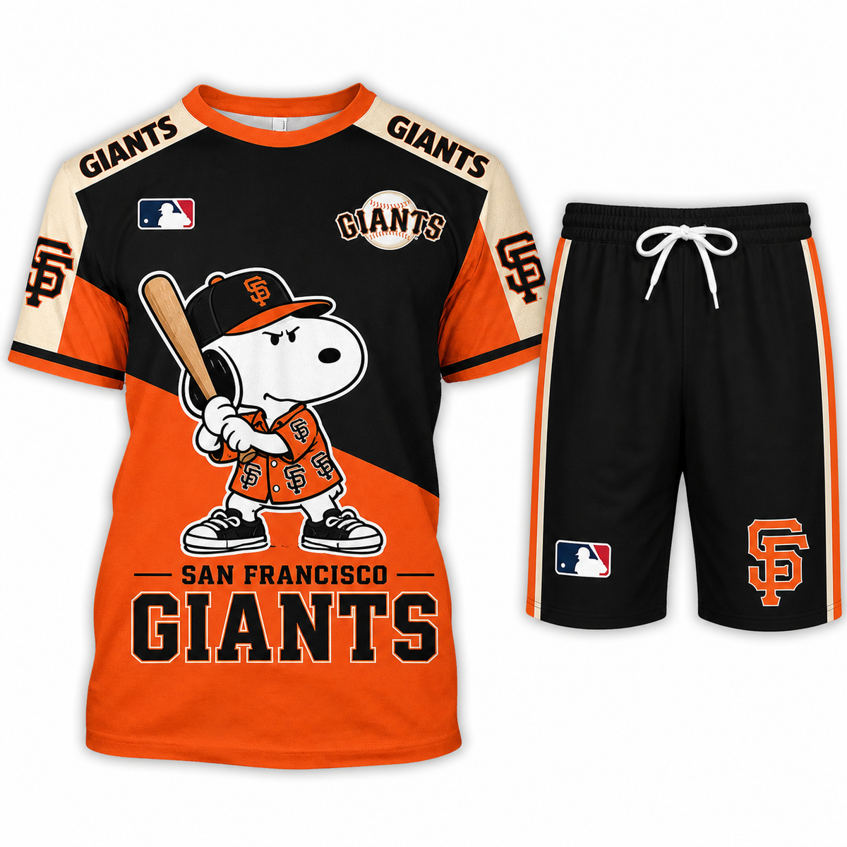 San Francisco Giants MLB Fan Set T-Shirt and Shorts