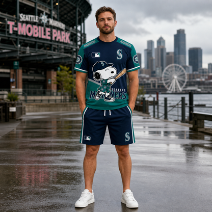Seattle Mariners MLB Fan Set T-Shirt and Shorts