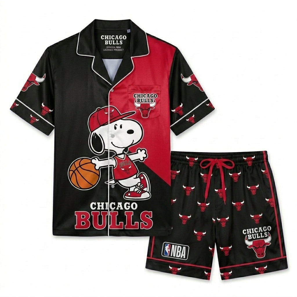 SHORT-SLEEVE PAJAMAS SET FOR BASKETBALL FAN - Custom Fan Apparel Image 7