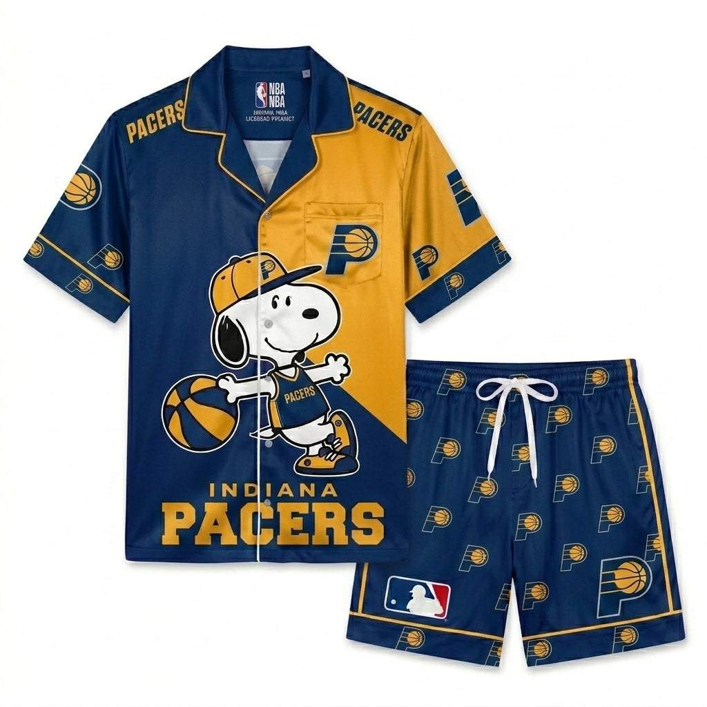 SHORT-SLEEVE PAJAMAS SET FOR BASKETBALL FAN - Custom Fan Apparel Image 9