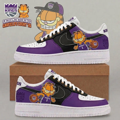 Garfield NBA Basketball Fan Low Top Sneakers | All 30 Teams Available