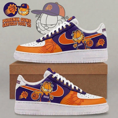 Garfield NBA Basketball Fan Low Top Sneakers | All 30 Teams Available