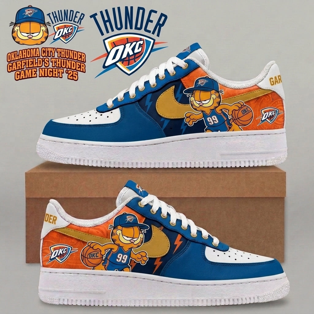 Garfield NBA Basketball Fan Low Top Sneakers | All 30 Teams Available - Custom Fan Apparel Image 16