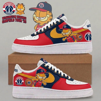 Garfield NBA Basketball Fan Low Top Sneakers | All 30 Teams Available - Custom Fan Apparel Image 13