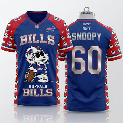 32 Teams Available | Cartoon Beagle Football Jersey — Sport Fan Shirt - Custom Fan Apparel Image 13