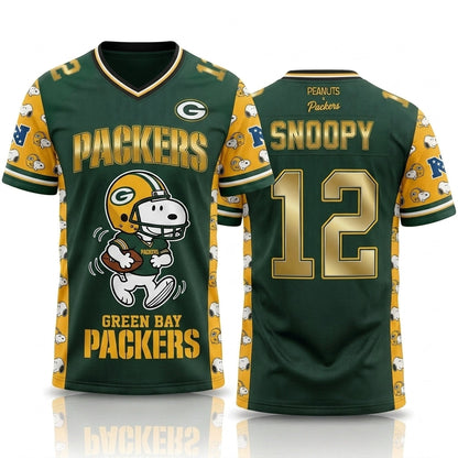 32 Teams Available | Cartoon Beagle Football Jersey — Sport Fan Shirt - Custom Fan Apparel Image 18