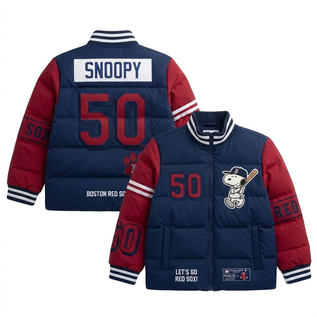 Sport Fan Stand-up Collar Down Jacket | All 30 Teams MLB Available - GIFTS FOR FAN - Custom Fan Apparel Image 2