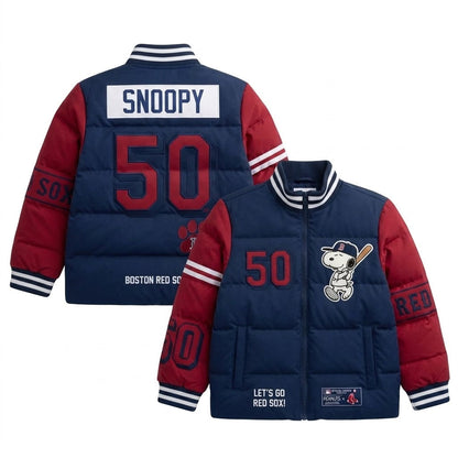 Sport Fan Stand-up Collar Down Jacket | All 30 Teams MLB Available - GIFTS FOR FAN - Custom Fan Apparel Image 2