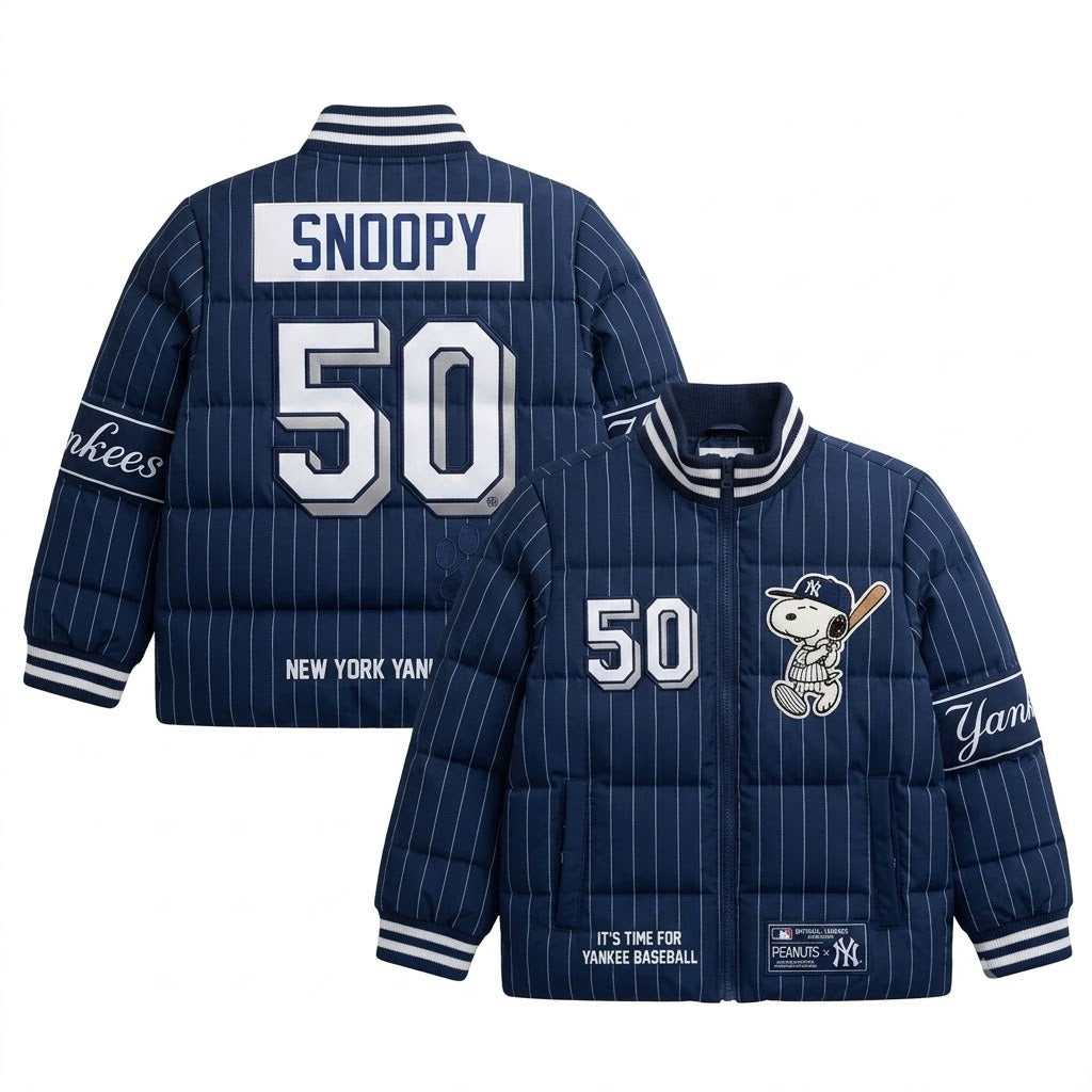 Sport Fan Stand-up Collar Down Jacket | All 30 Teams MLB Available - GIFTS FOR FAN - Custom Fan Apparel Image 3
