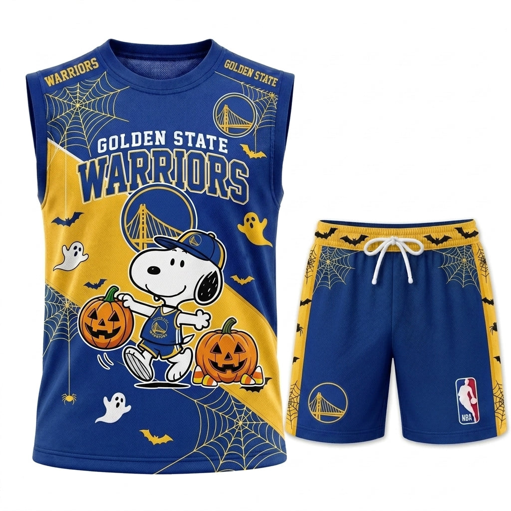 Limited Halloween Basketball Set — Cartoon Beagle Jersey + Shorts | 30 Teams