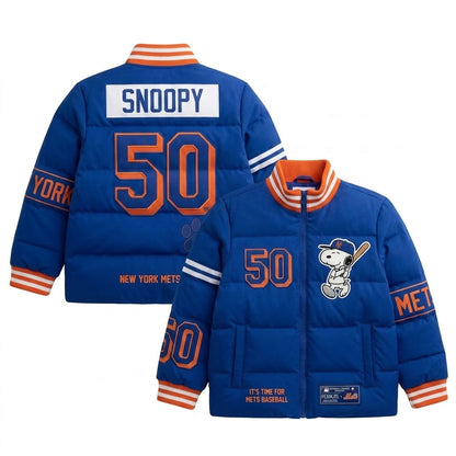 Sport Fan Stand-up Collar Down Jacket | All 30 Teams MLB Available - GIFTS FOR FAN - Custom Fan Apparel Image 17