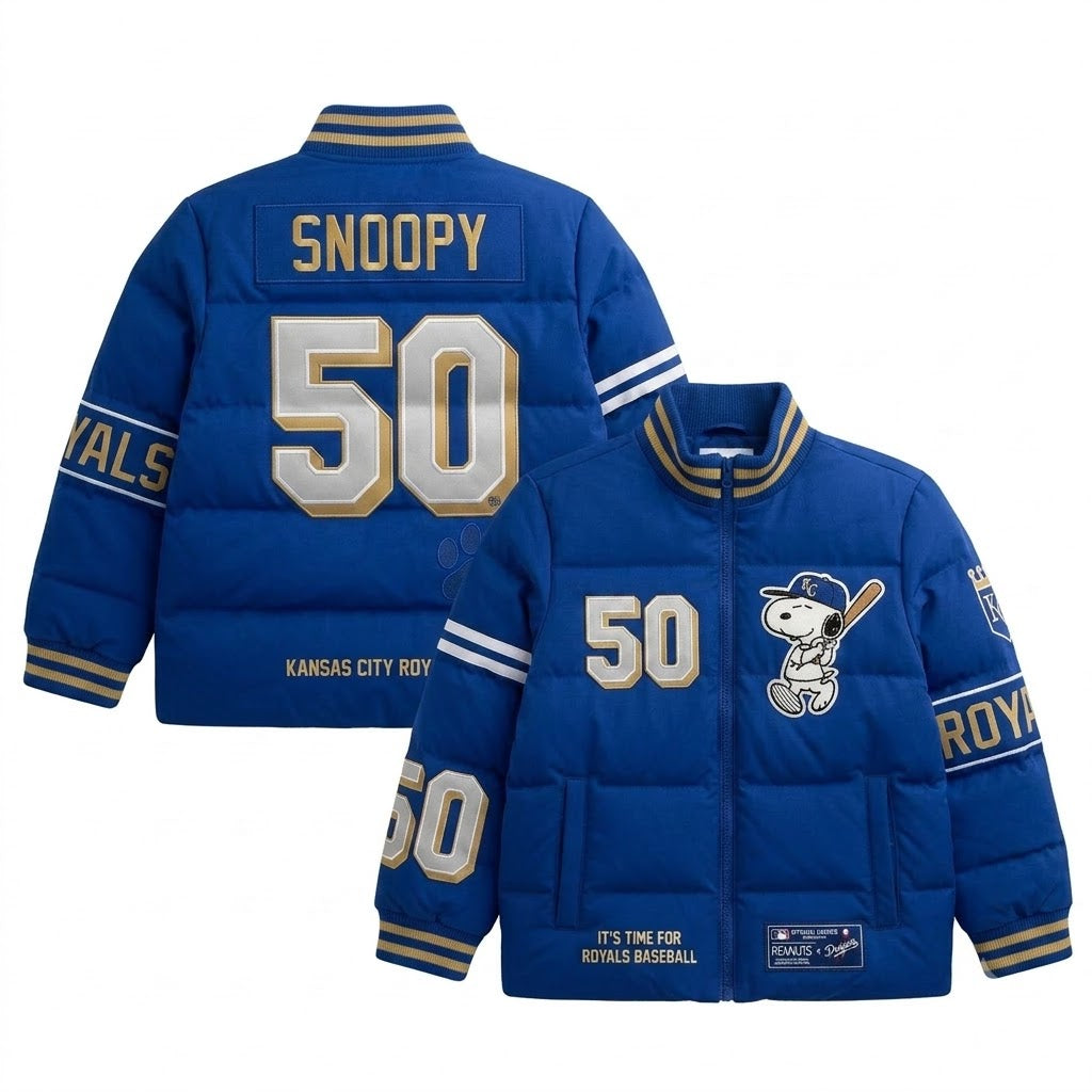 Sport Fan Stand-up Collar Down Jacket | All 30 Teams MLB Available - GIFTS FOR FAN - Custom Fan Apparel Image 7