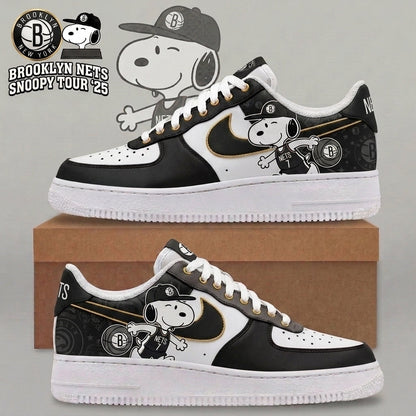 Snoopy NBA Basketball Fan Low Top Sneakers | All 30 Teams Available - Custom Fan Apparel Image 2
