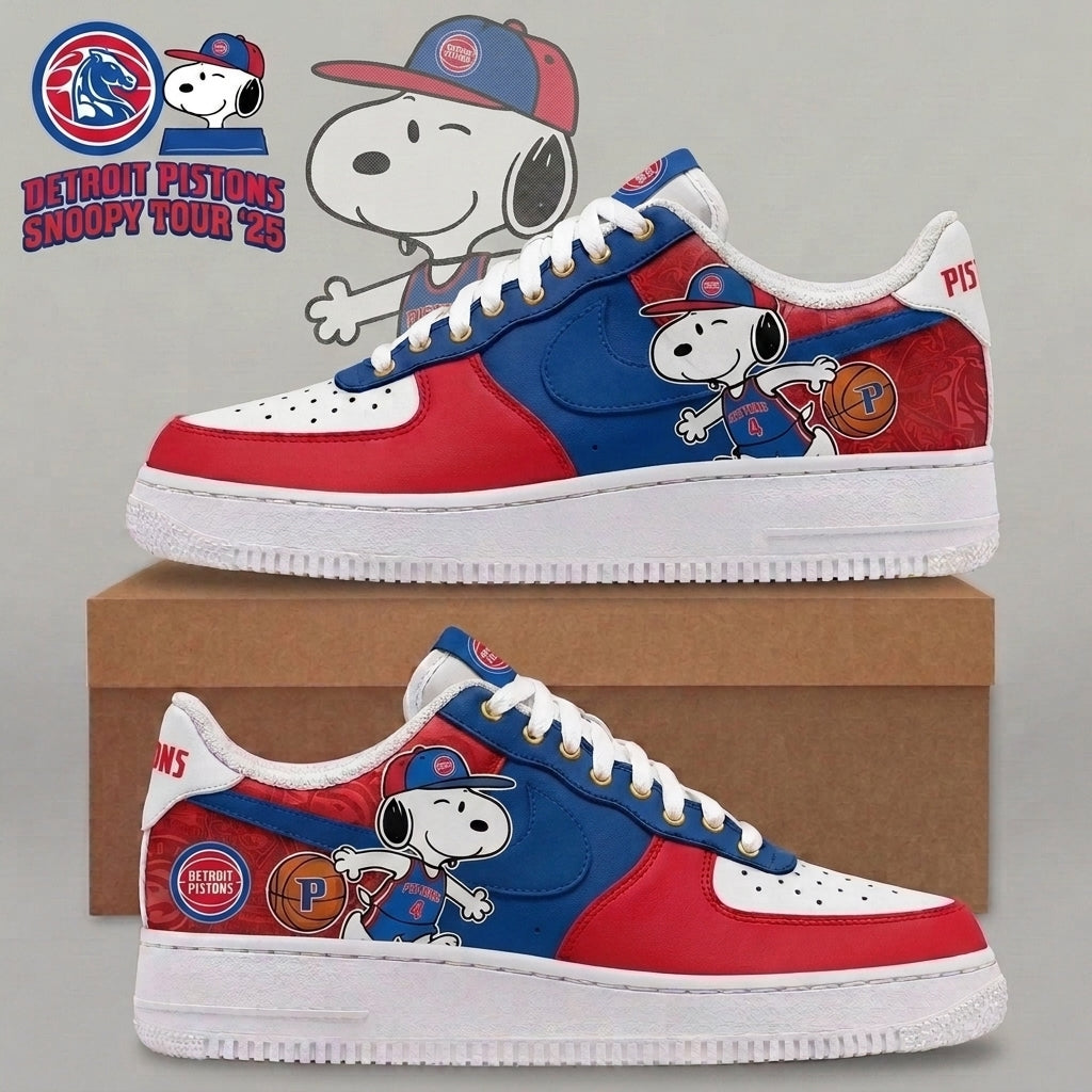 Snoopy NBA Basketball Fan Low Top Sneakers | All 30 Teams Available