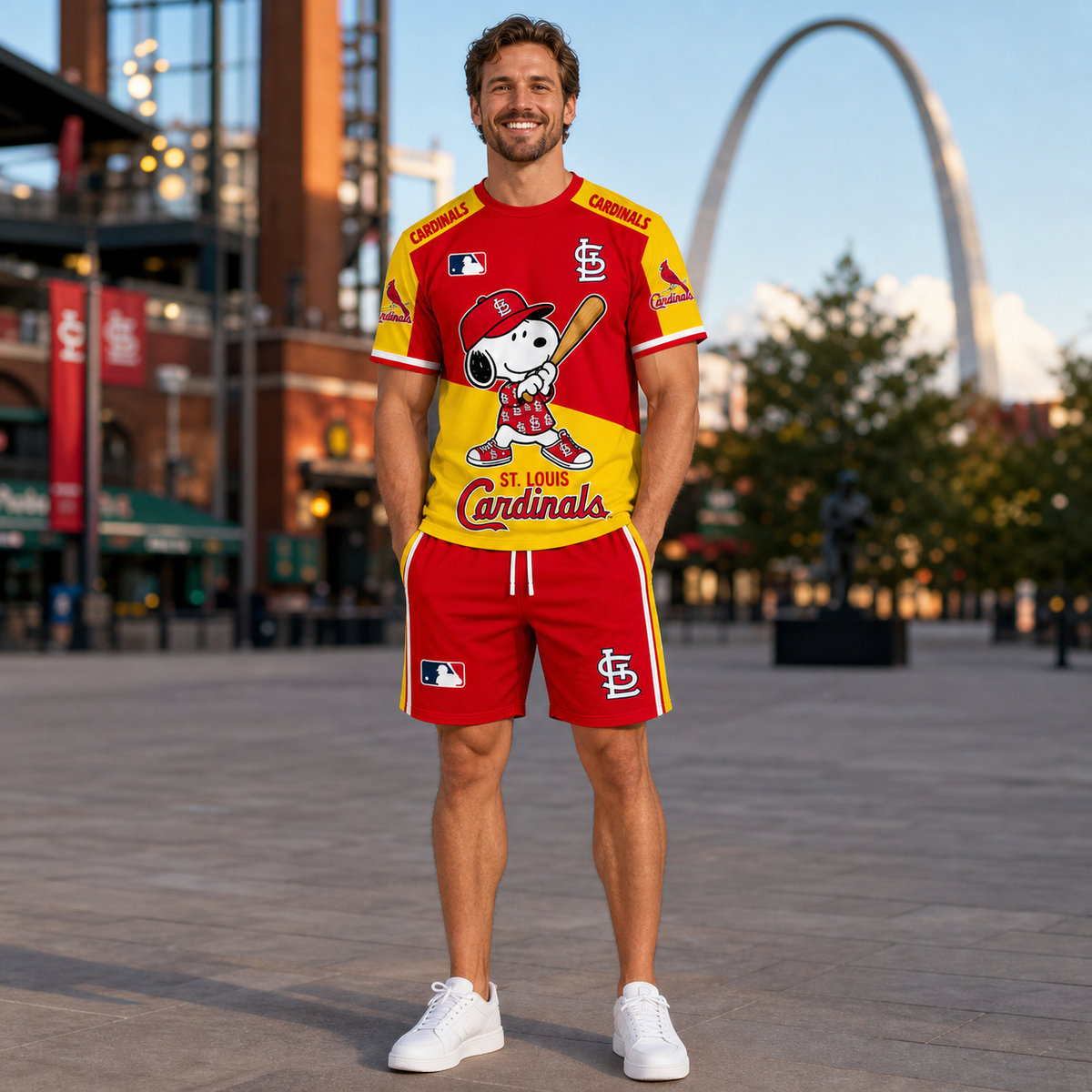 St. Louis Cardinals MLB Fan Set T-Shirt and Shorts
