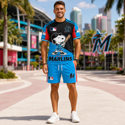 Untitled design 1 MLB Fan Set T-Shirt and Shorts