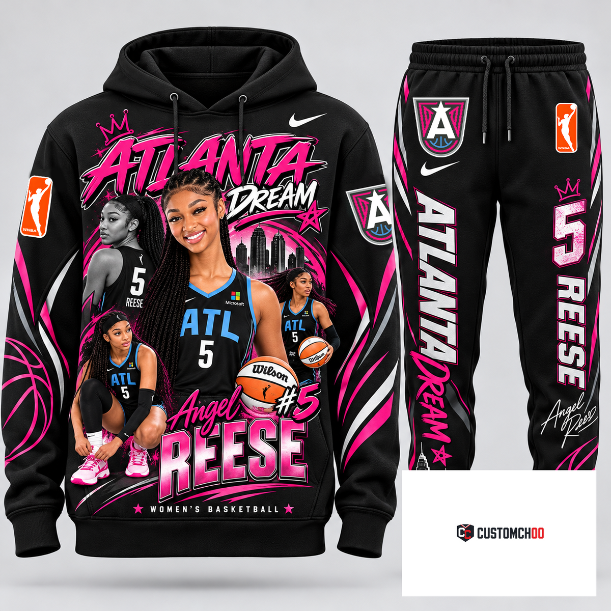 Style 02 - Angel Reese Neon Pink Edition