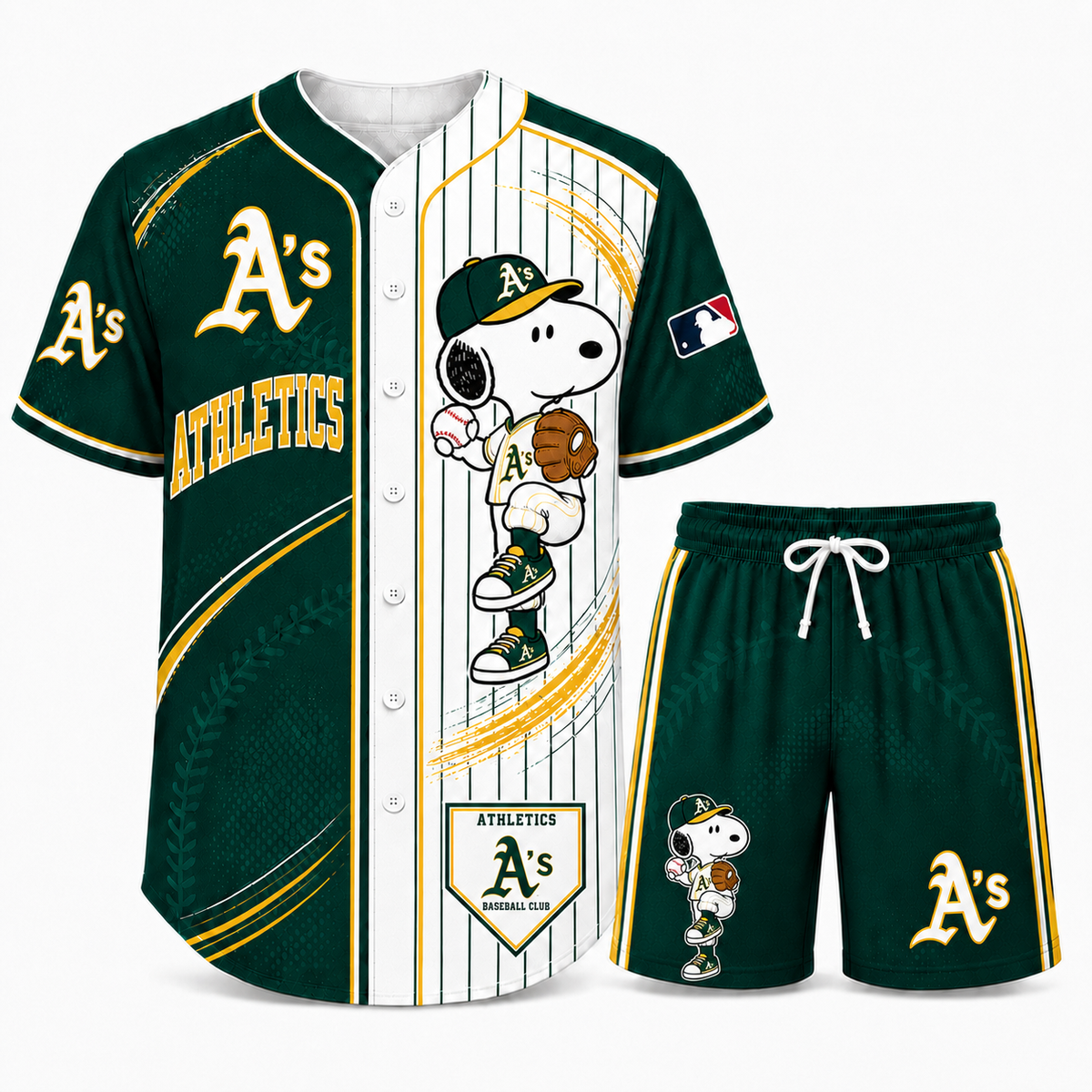 Sport Fan Set — Baseball jersye+ Shorts | All 30 Teams Available - Custom Fan Apparel Image 2