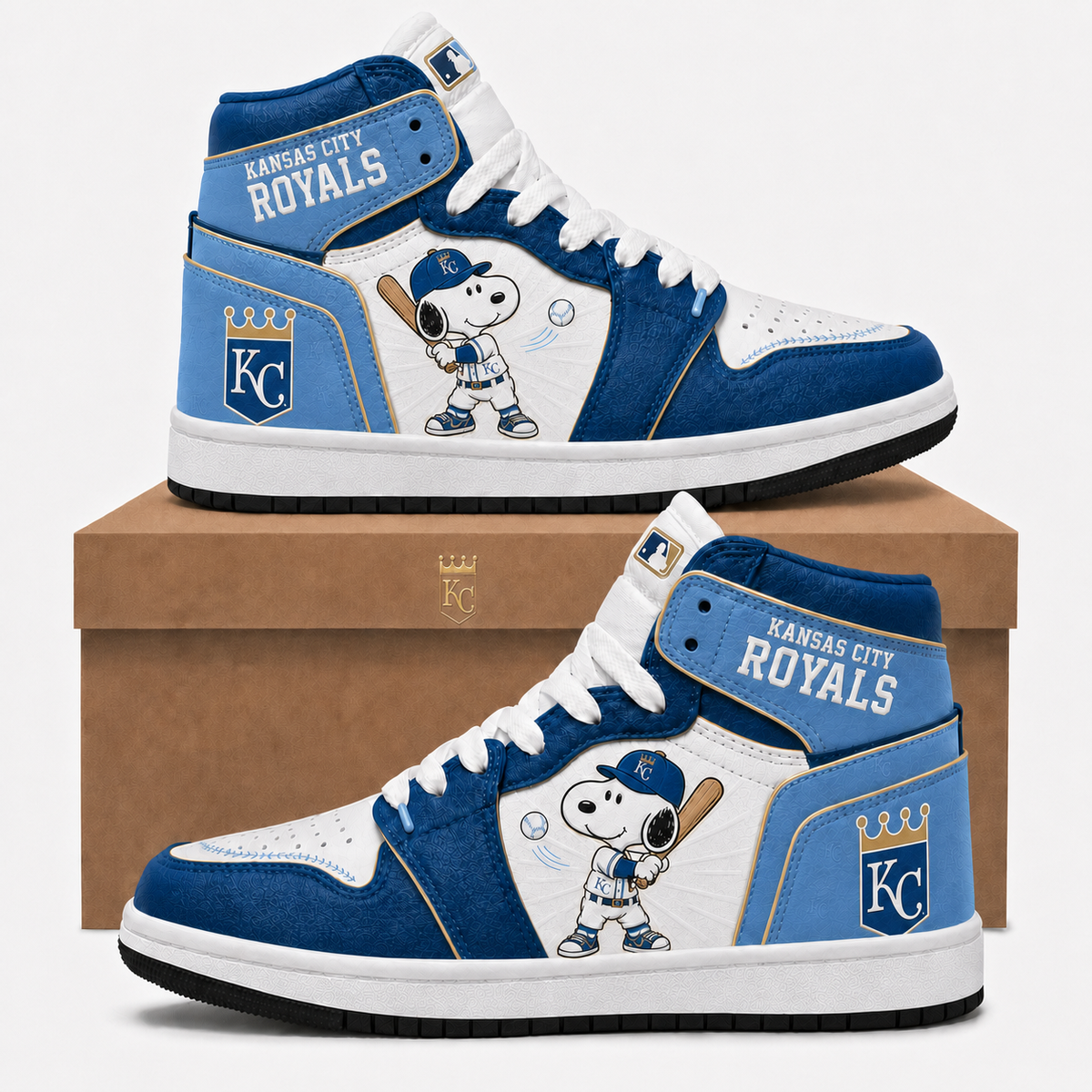 Snoopy MLB Baseball Fan High Top Sneakers | All 30 Teams Available - Custom Fan Apparel Image 13