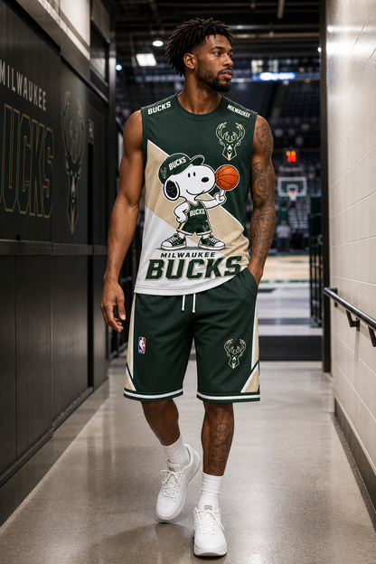 Sport Fan Set — Basketball Jersey+ Shorts | All 30 Teams Available