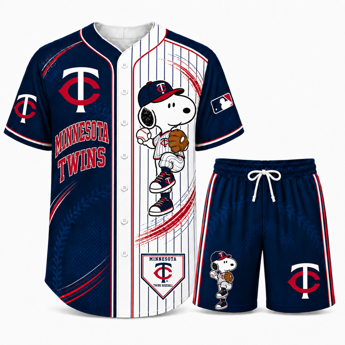 Sport Fan Set — Baseball jersye+ Shorts | All 30 Teams Available - Custom Fan Apparel Image 18