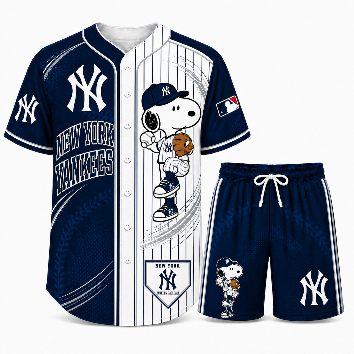 Sport Fan Set — Baseball jersye+ Shorts | All 30 Teams Available - Custom Fan Apparel Image 20