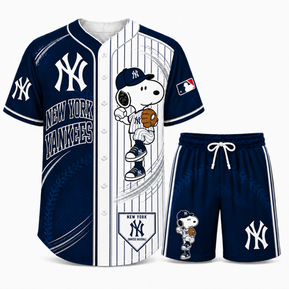 Sport Fan Set — Baseball jersye+ Shorts | All 30 Teams Available - Custom Fan Apparel Image 20