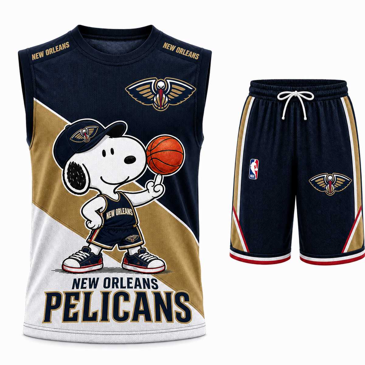 Sport Fan Set — Basketball Jersey+ Shorts | All 30 Teams Available