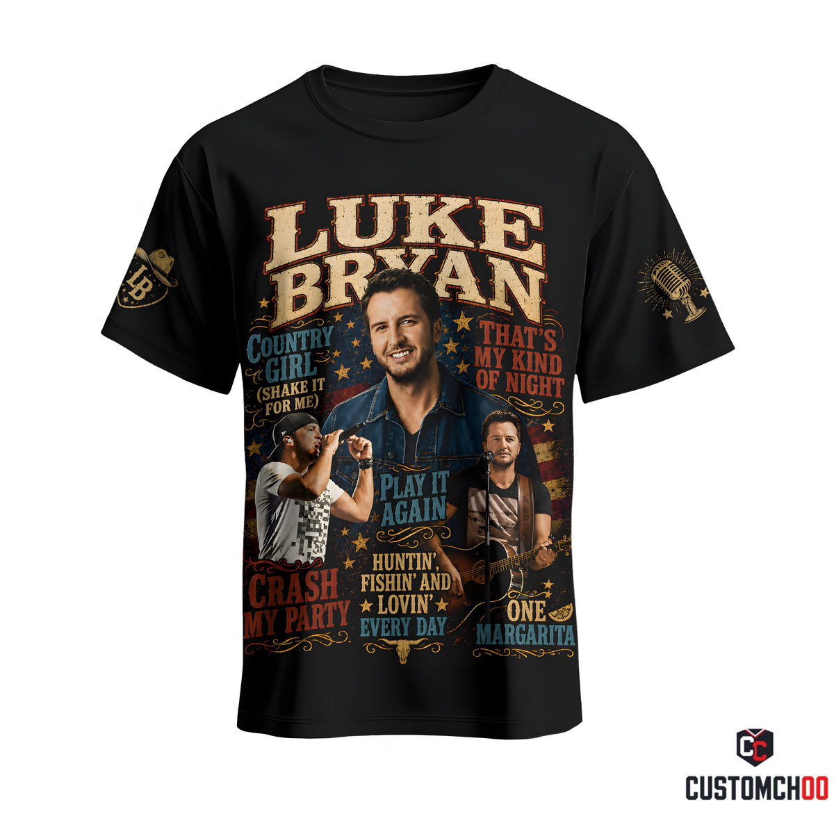 Luke Bryan Country Music Shirt — Vintage Western Fan Graphic Tee