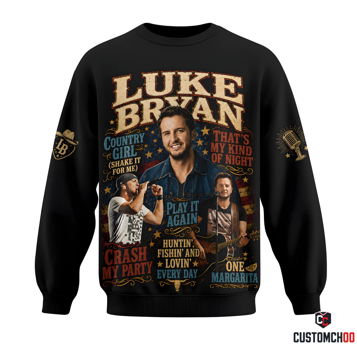 Luke Bryan Country Music Shirt — Vintage Western Fan Graphic Tee