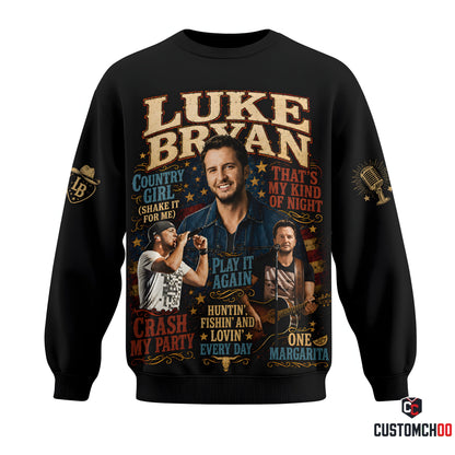 Luke Bryan Country Music Shirt — Vintage Western Fan Graphic Tee