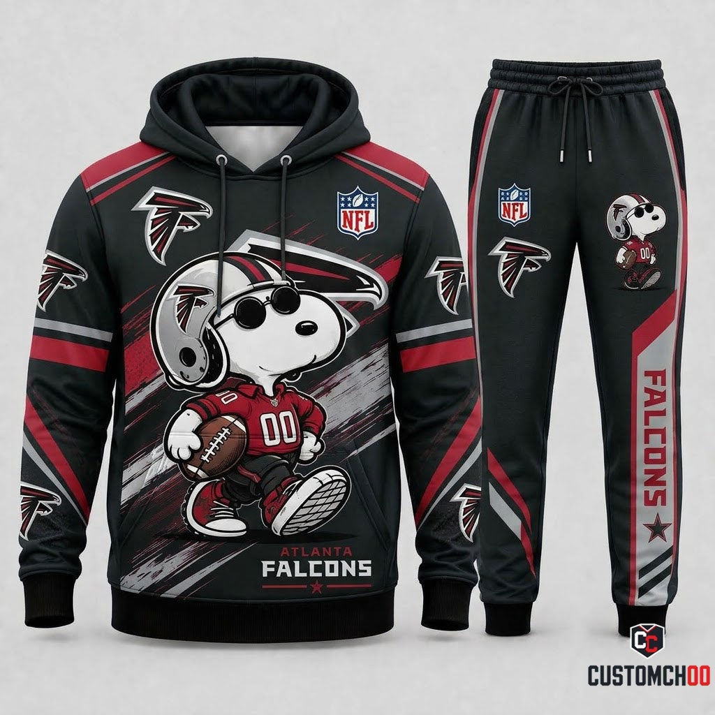 Snoopy NFL Fan Set — Hoodie & Sweatpants | All 32 Football Teams Available