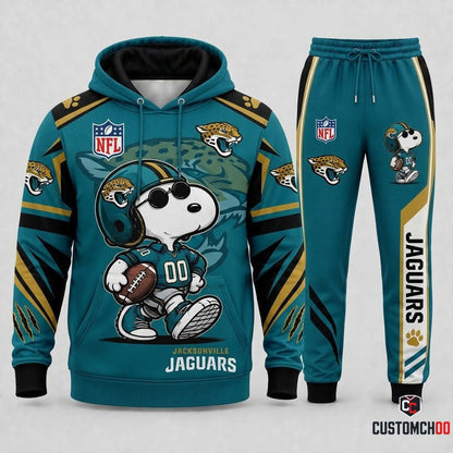 Snoopy NFL Fan Set — Hoodie & Sweatpants | All 32 Football Teams Available