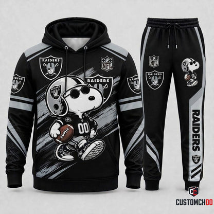 Snoopy NFL Fan Set — Hoodie & Sweatpants | All 32 Football Teams Available