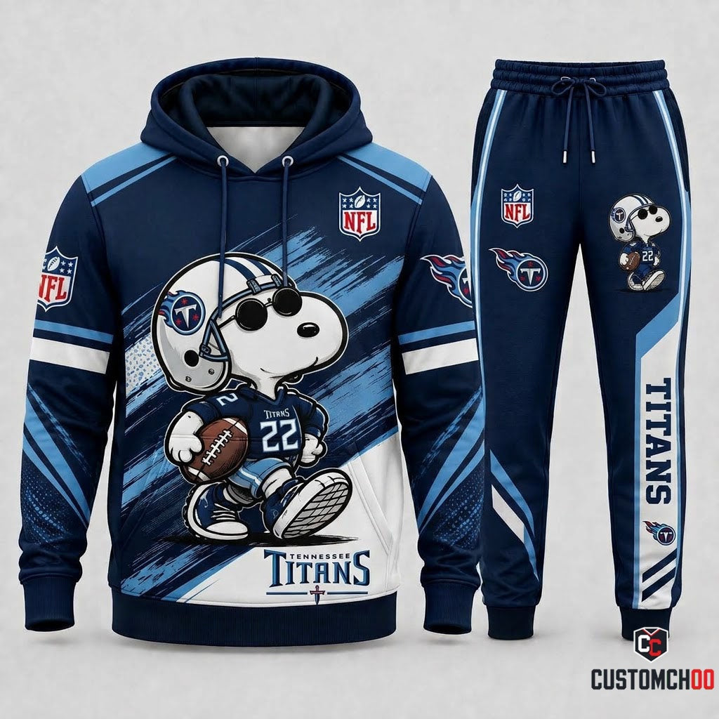 Snoopy NFL Fan Set — Hoodie & Sweatpants | All 32 Football Teams Available