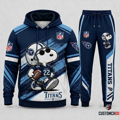 Snoopy NFL Fan Set — Hoodie & Sweatpants | All 32 Football Teams Available