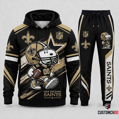 Snoopy NFL Fan Set — Hoodie & Sweatpants | All 32 Football Teams Available
