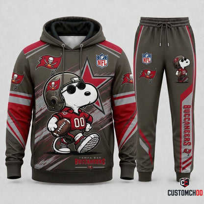 Snoopy NFL Fan Set — Hoodie & Sweatpants | All 32 Football Teams Available