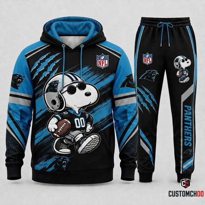 Snoopy NFL Fan Set — Hoodie & Sweatpants | All 32 Football Teams Available
