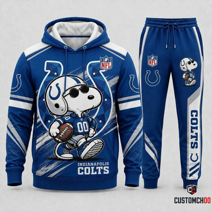 Snoopy NFL Fan Set — Hoodie & Sweatpants | All 32 Football Teams Available