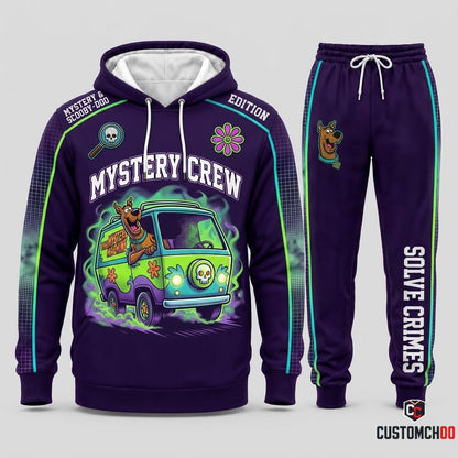 Haunted Mystery Machine Halloween Hoodie and Pants Set
