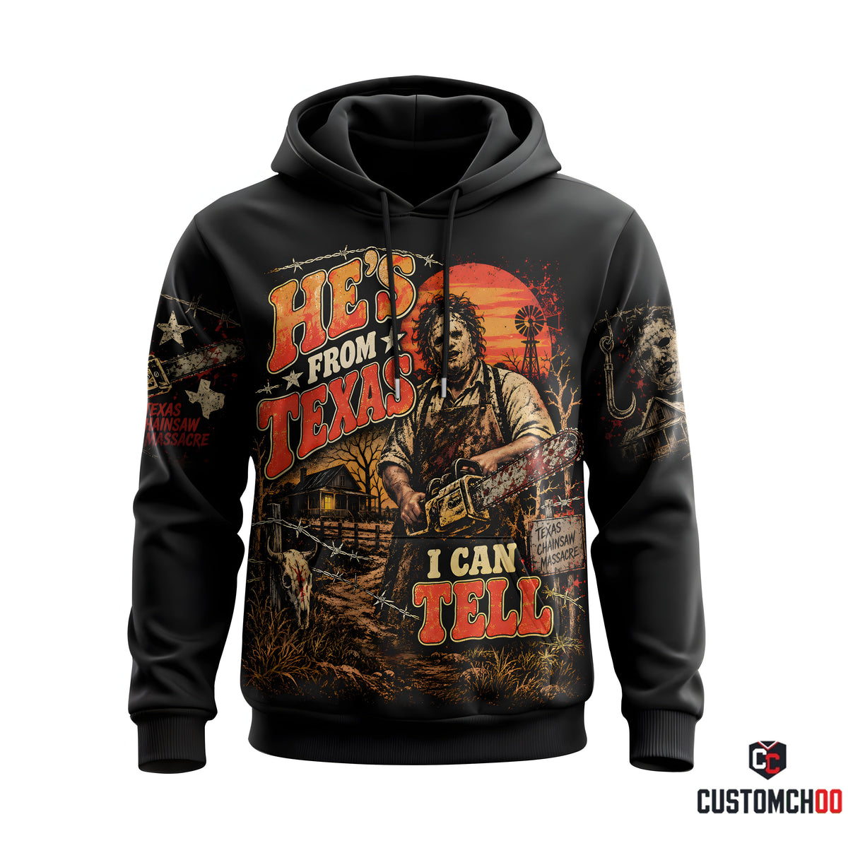 Texas Chainsaw Inspired Shirt — Retro Horror Movie Fan Tee