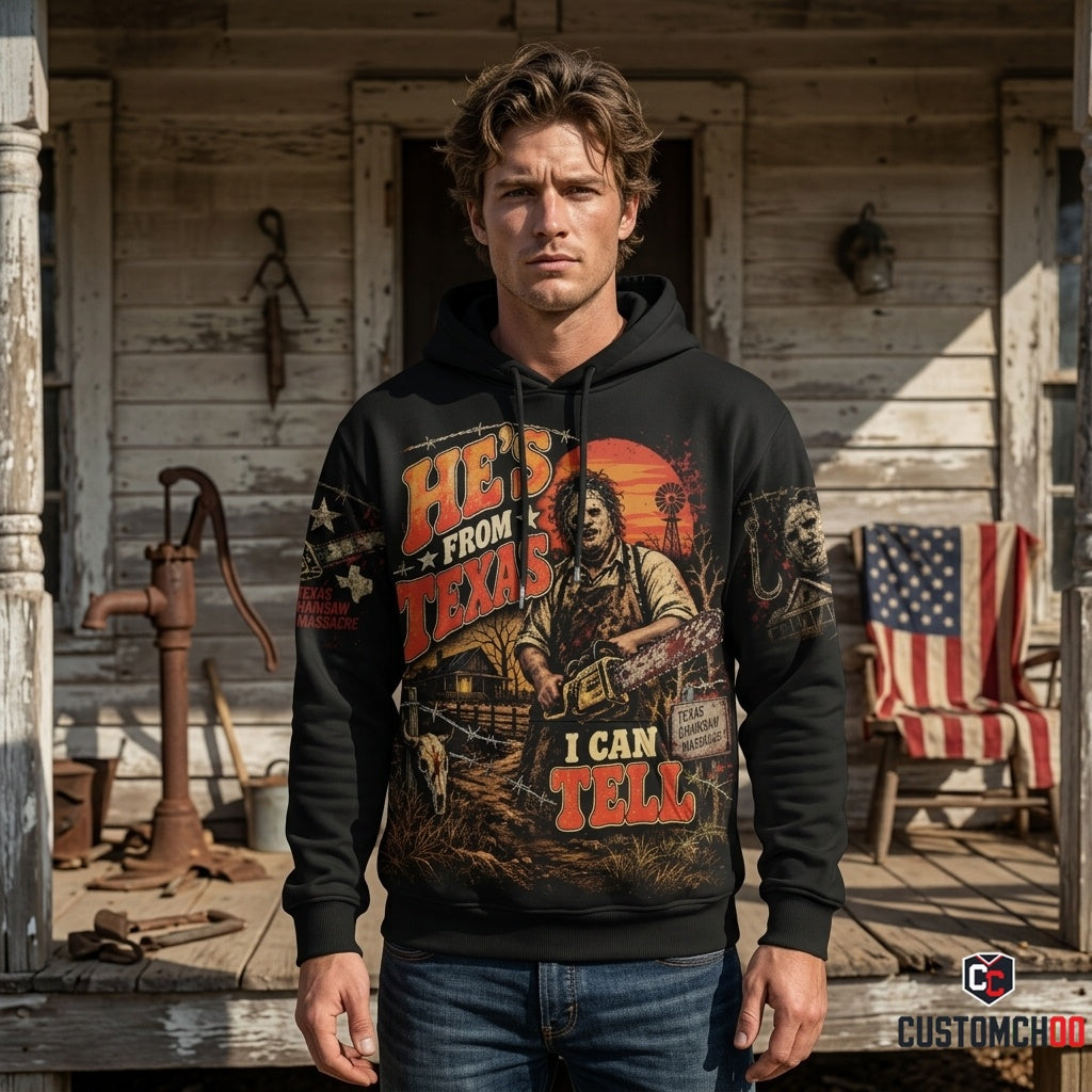 Texas Chainsaw Inspired Shirt — Retro Horror Movie Fan Tee