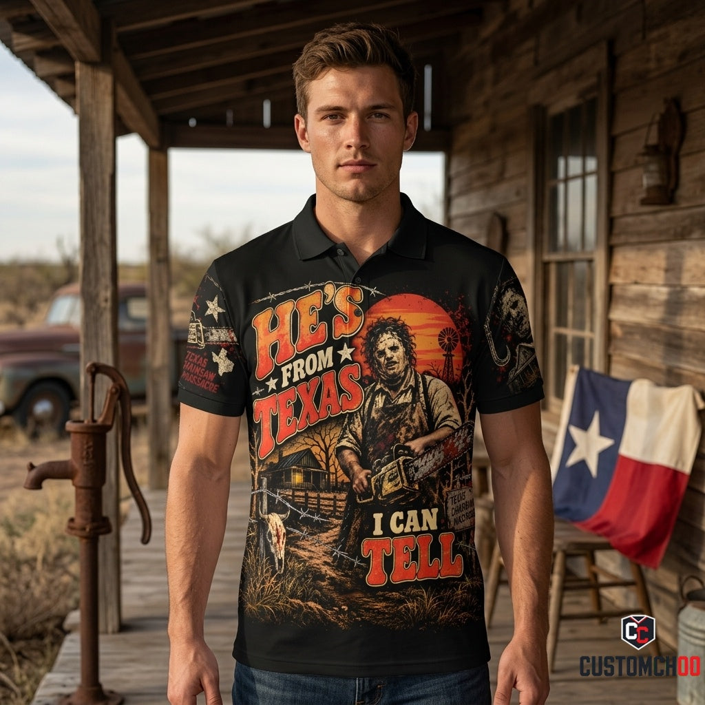 Texas Chainsaw Inspired Shirt — Retro Horror Movie Fan Tee