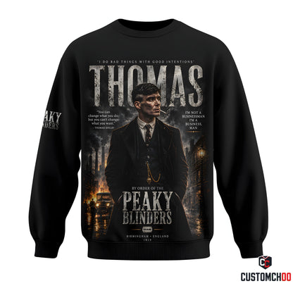 Limited Edition Thomas Vintage Gangster Graphic Apparel — Hoodie, Zip Hoodie, Sweatshirt & T-Shirt